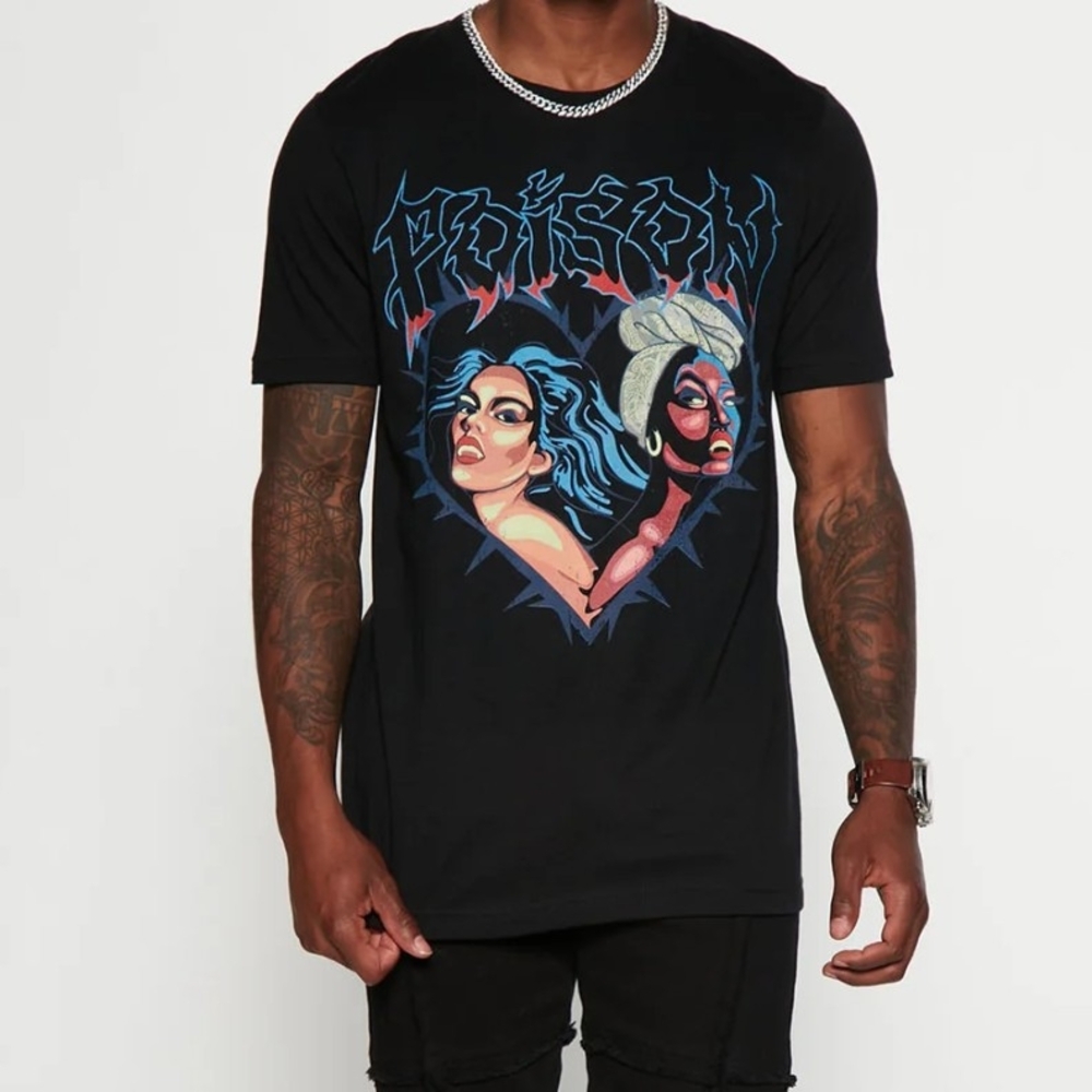 Poison Graphic T-Shirt NWOT